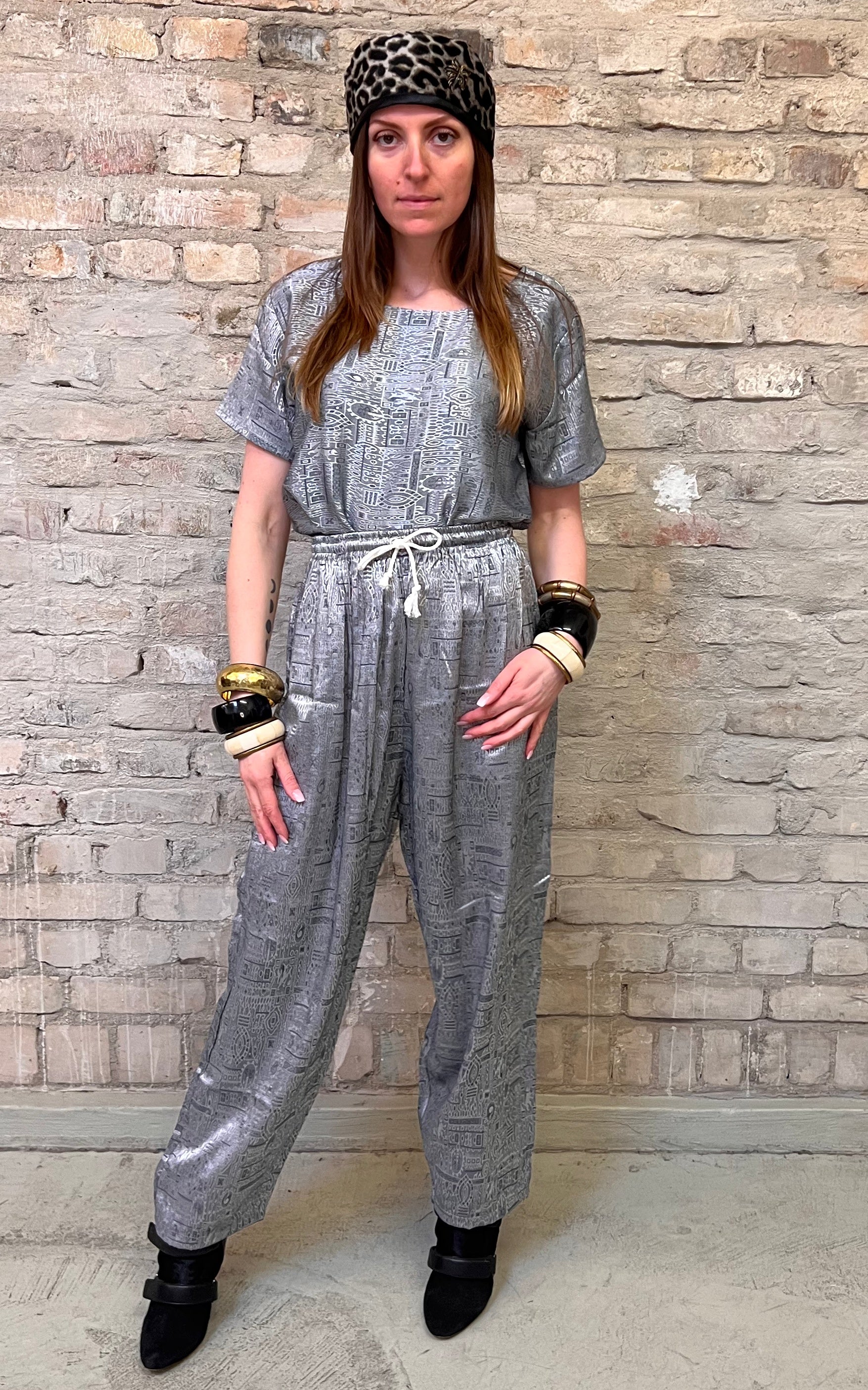 Abito vintage in seta anni '90