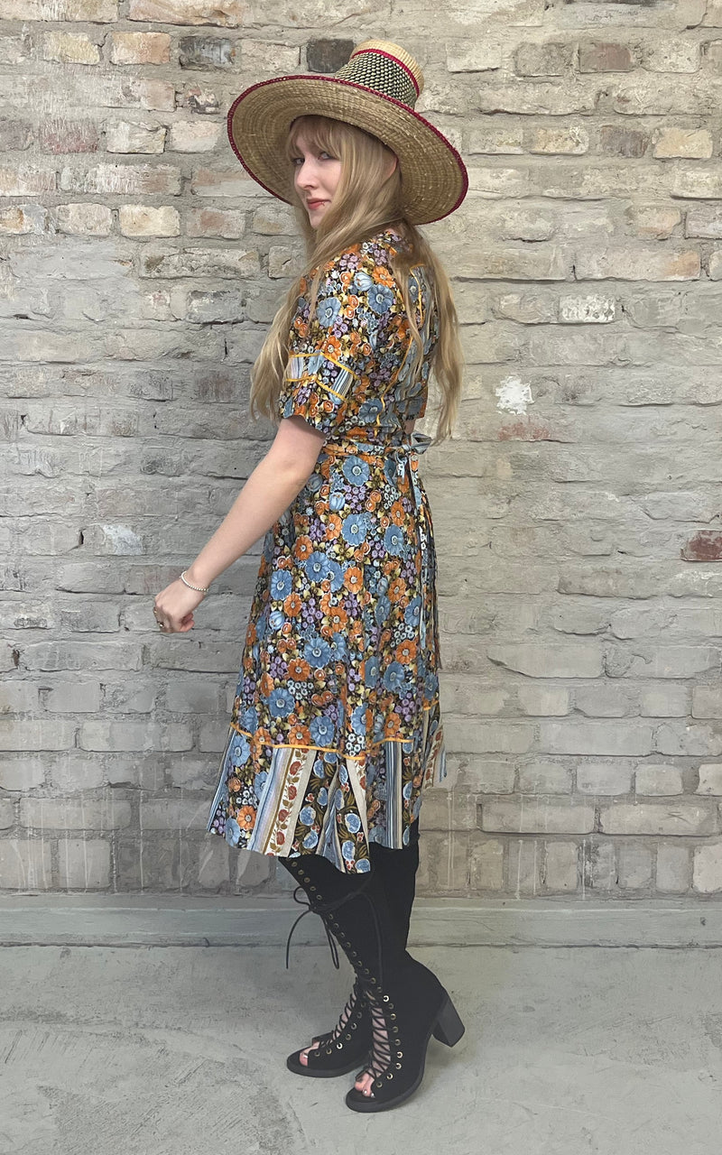 Vintage 70s Flower Dress