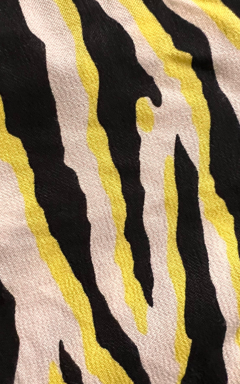 Someday Y2K Zebra Blouse