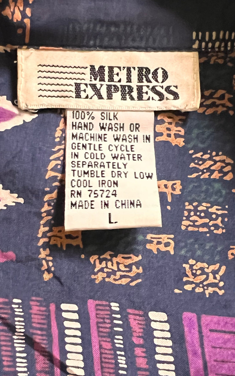 Vintage 90s Silk Blouse