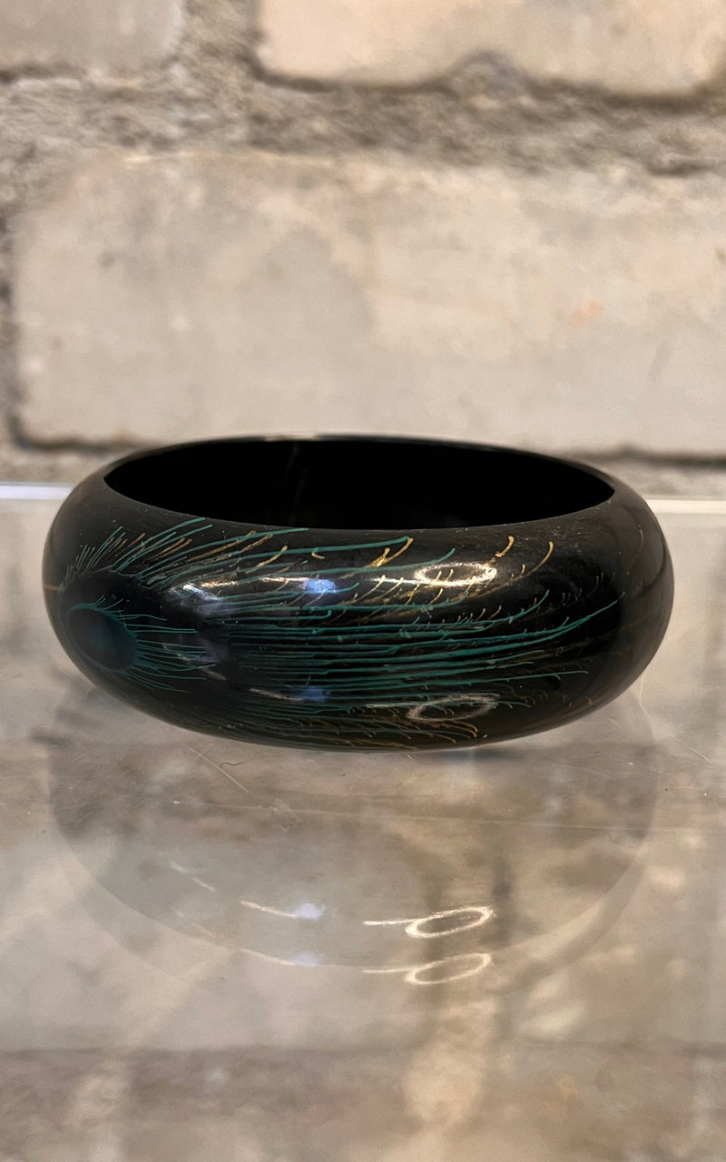 Vintage Peacock Bangle