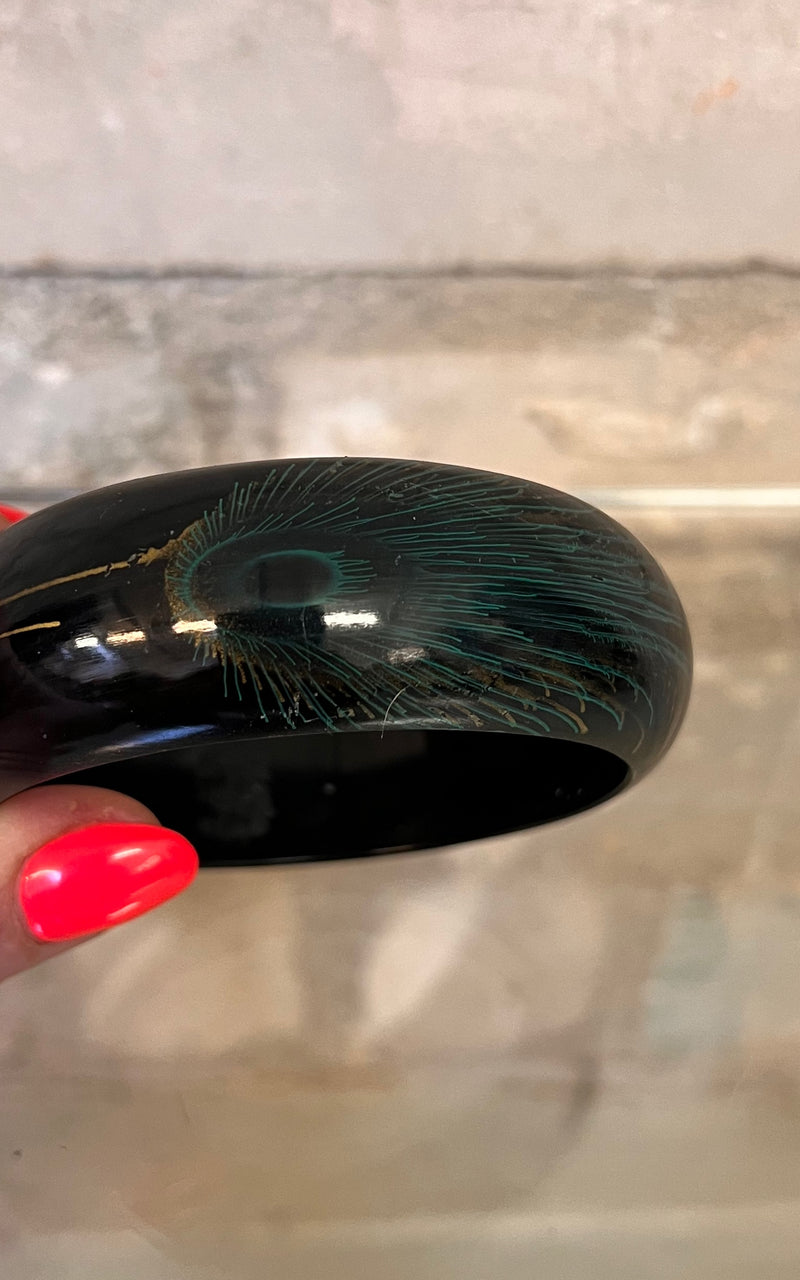 Vintage Peacock Bangle