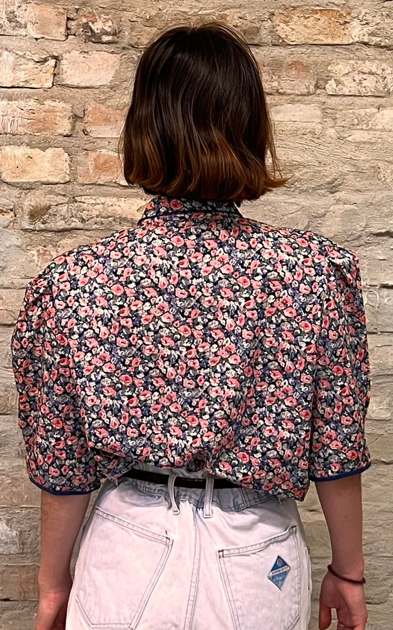 Vintage Austrian Flower Blouse