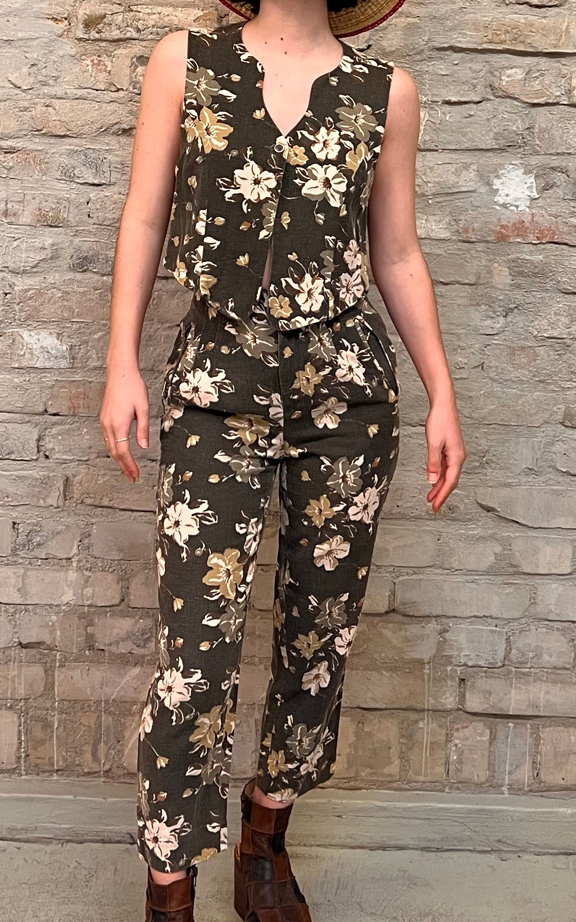 Abito in lino vintage anni '90