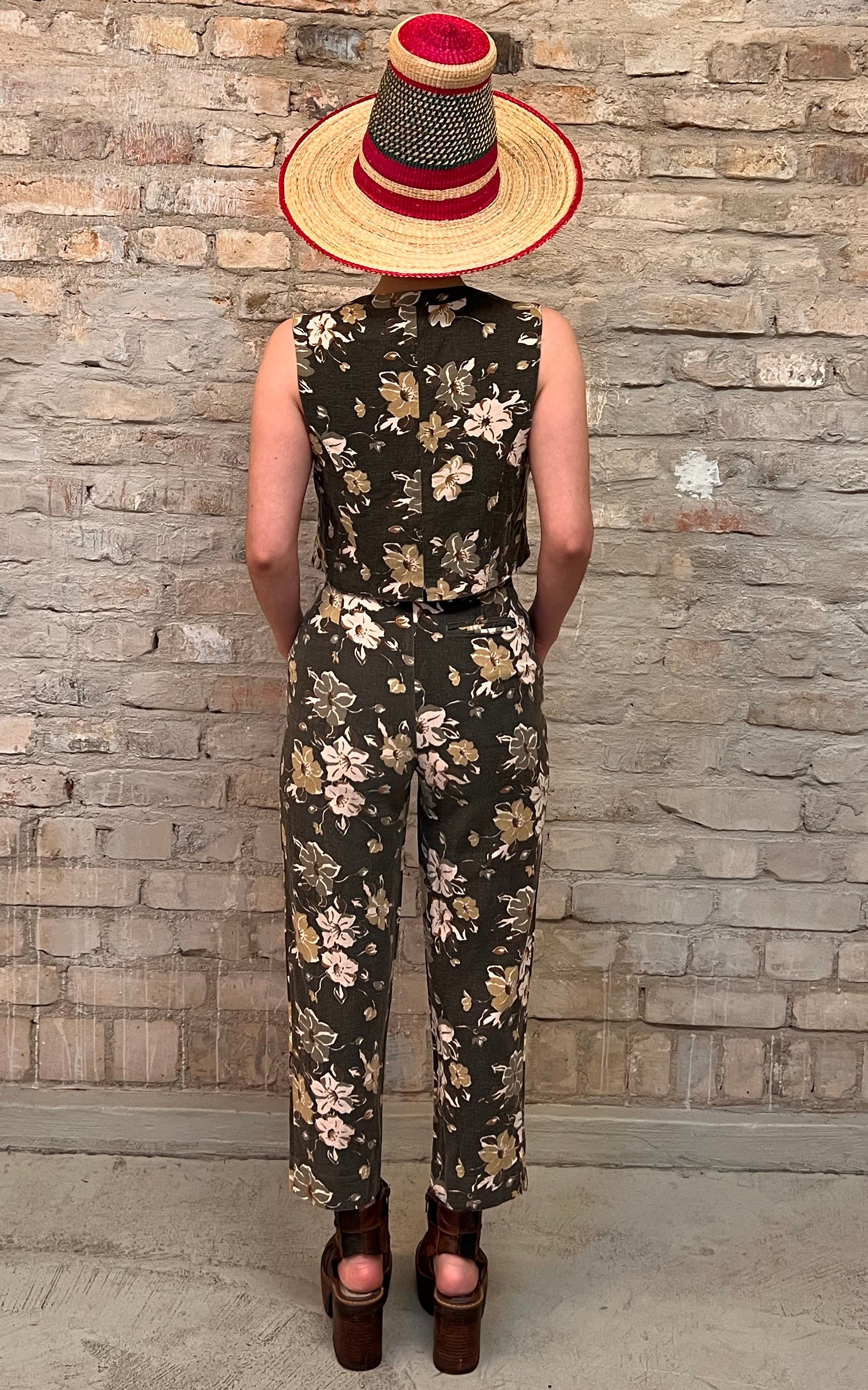 Abito in lino vintage anni '90