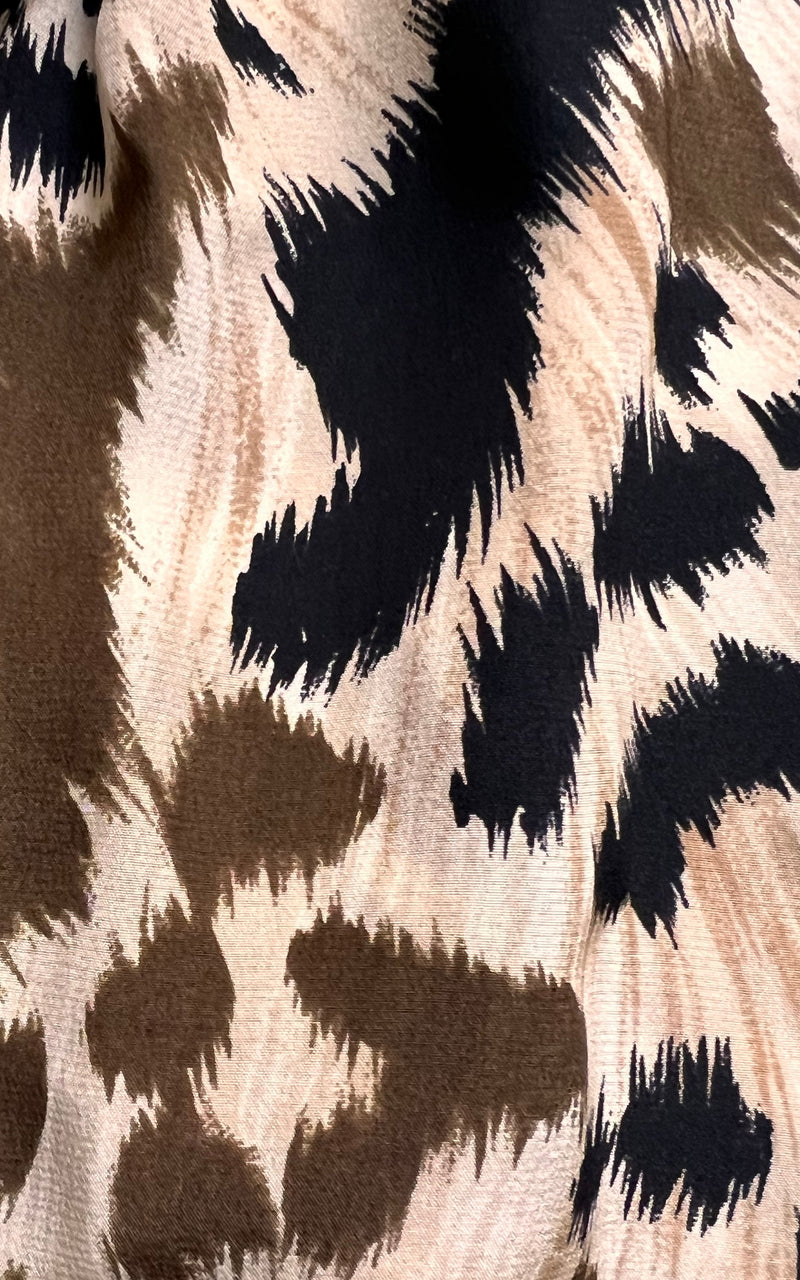 Reworked Bogner Silk Crop Top