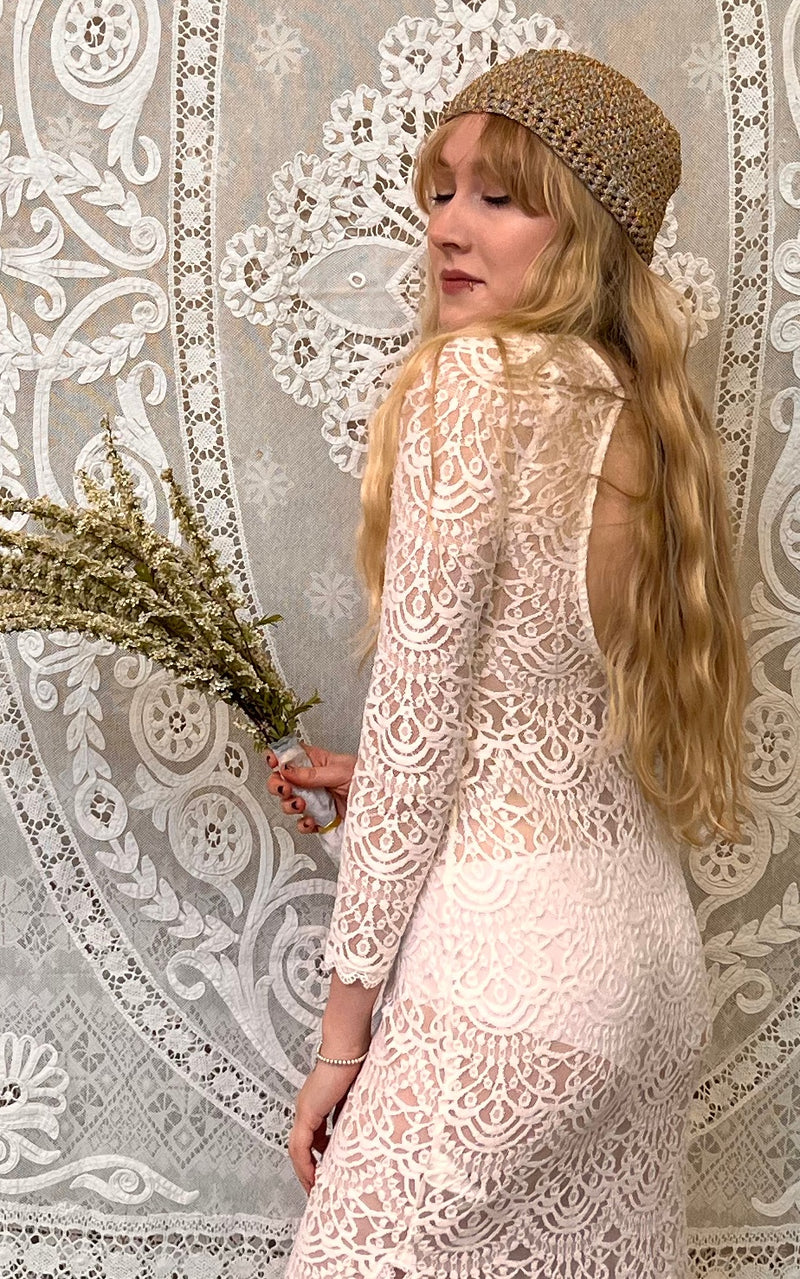 Y2k Lace Wedding Dress