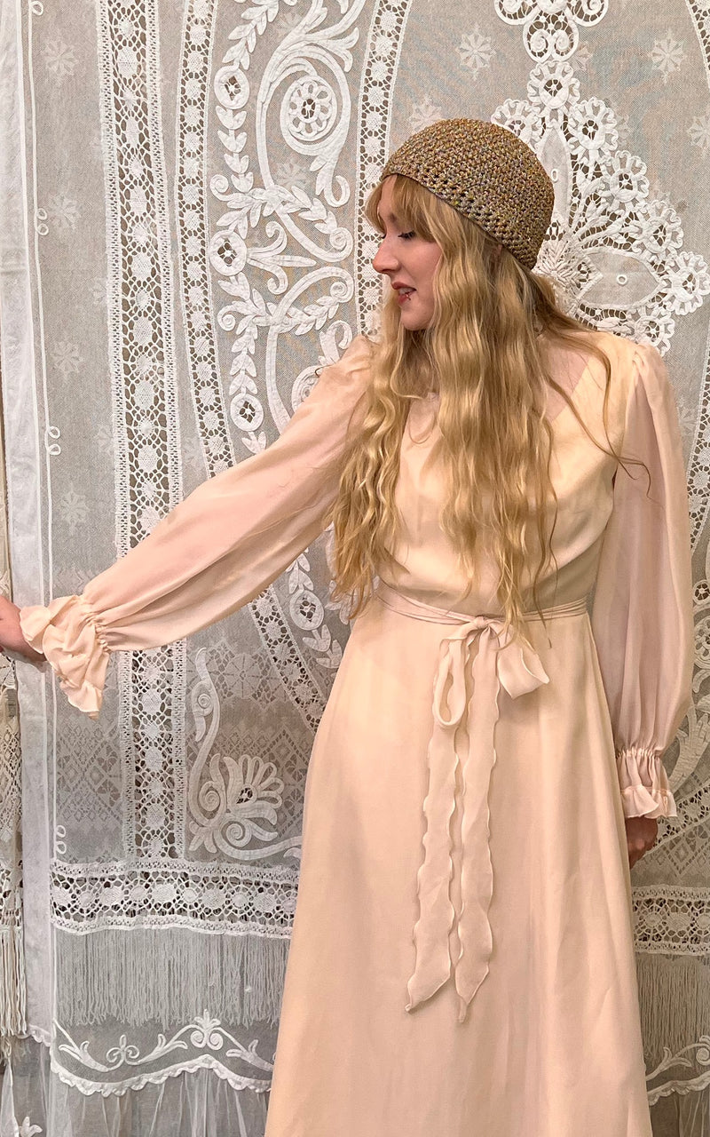 Lovely Vintage 70s Wedding Dress – 1968Vintage1