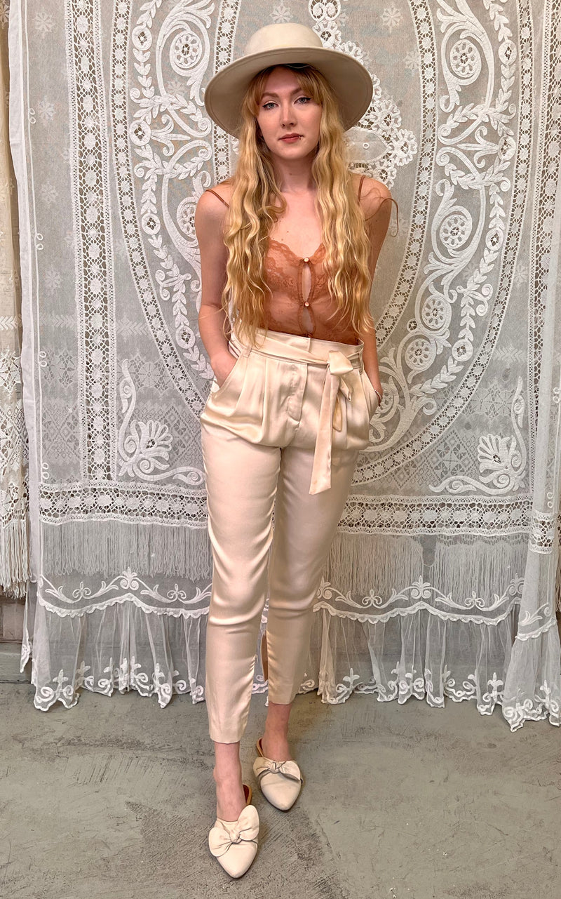 Lovely Champagne Pants