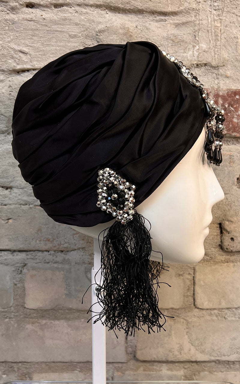 Vintage Satin Turban