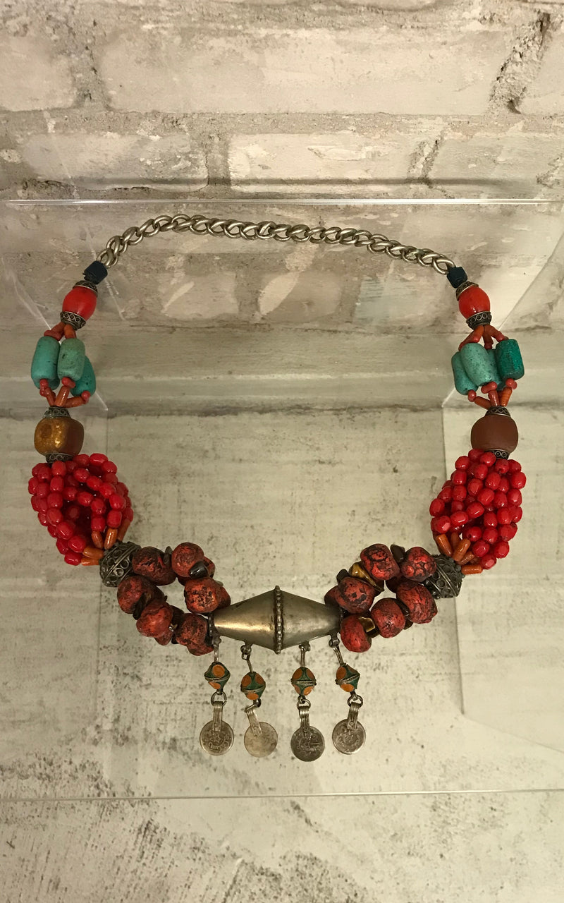 Antique Afghan Necklace