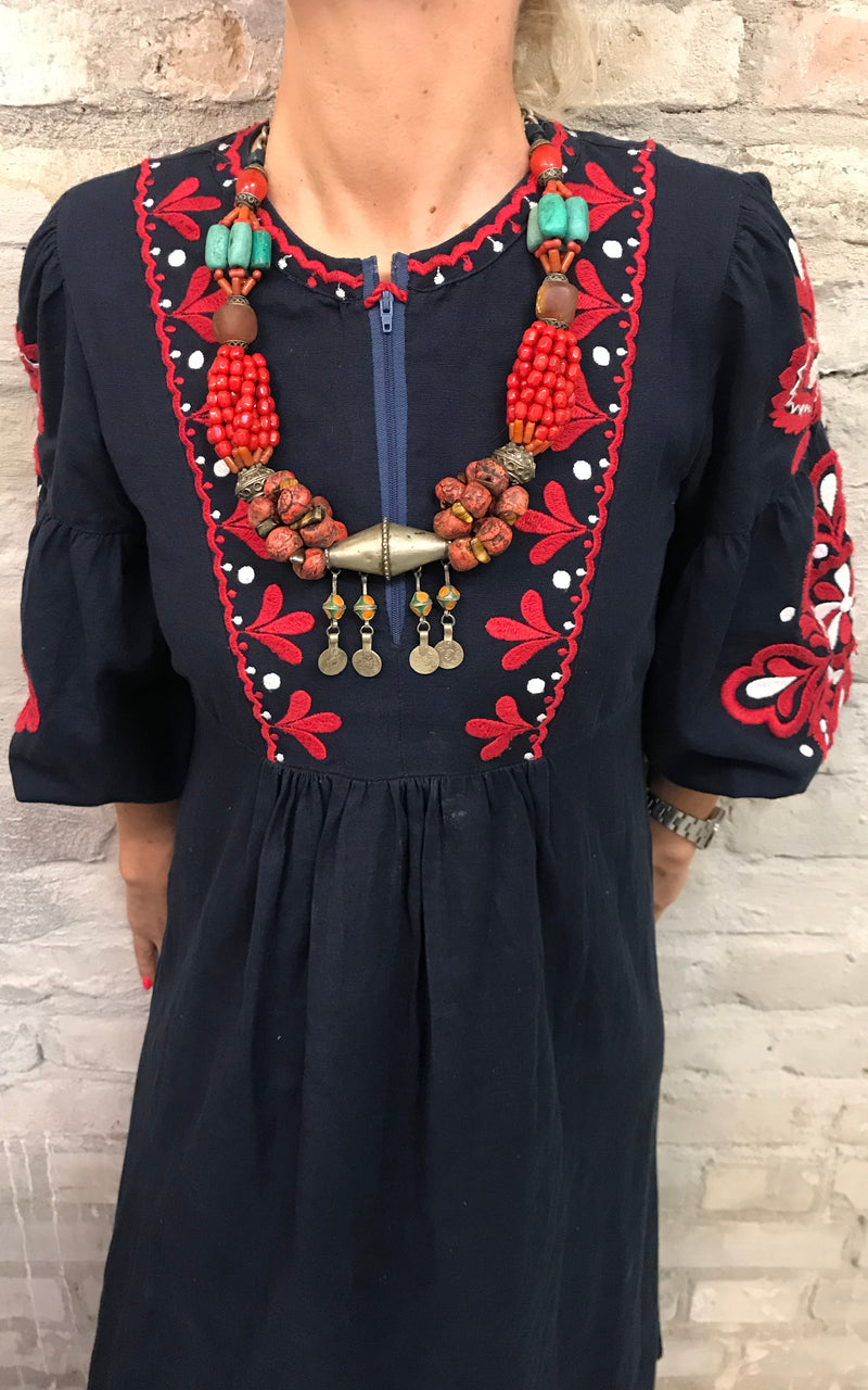 Antique Afghan Necklace