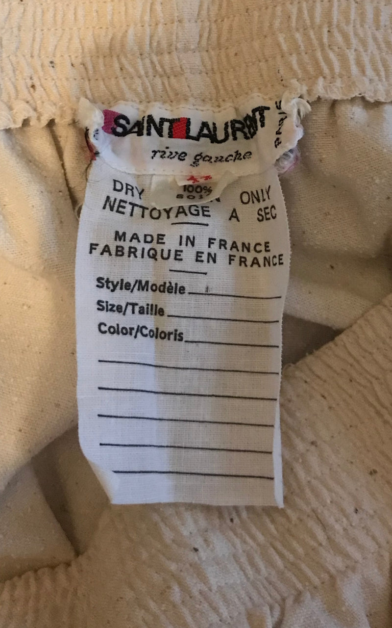 Yves Saint Laurent Silk Pants