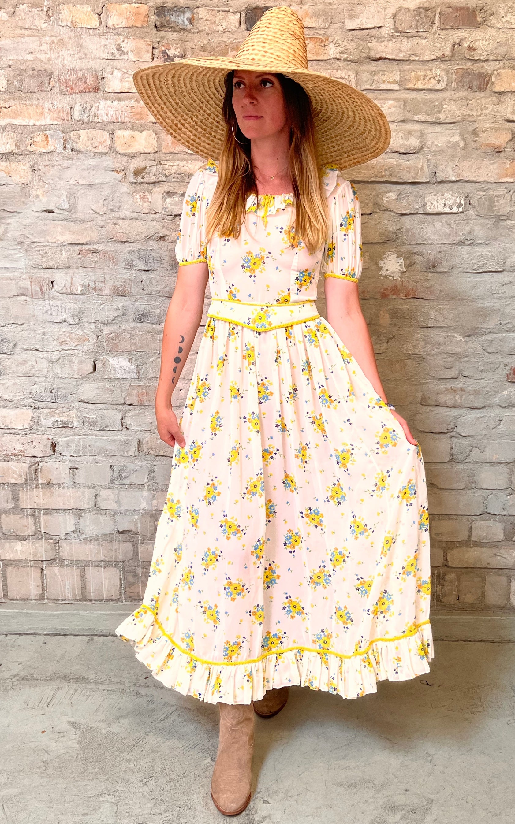 Abito Praiedress vintage in nylon anni '70