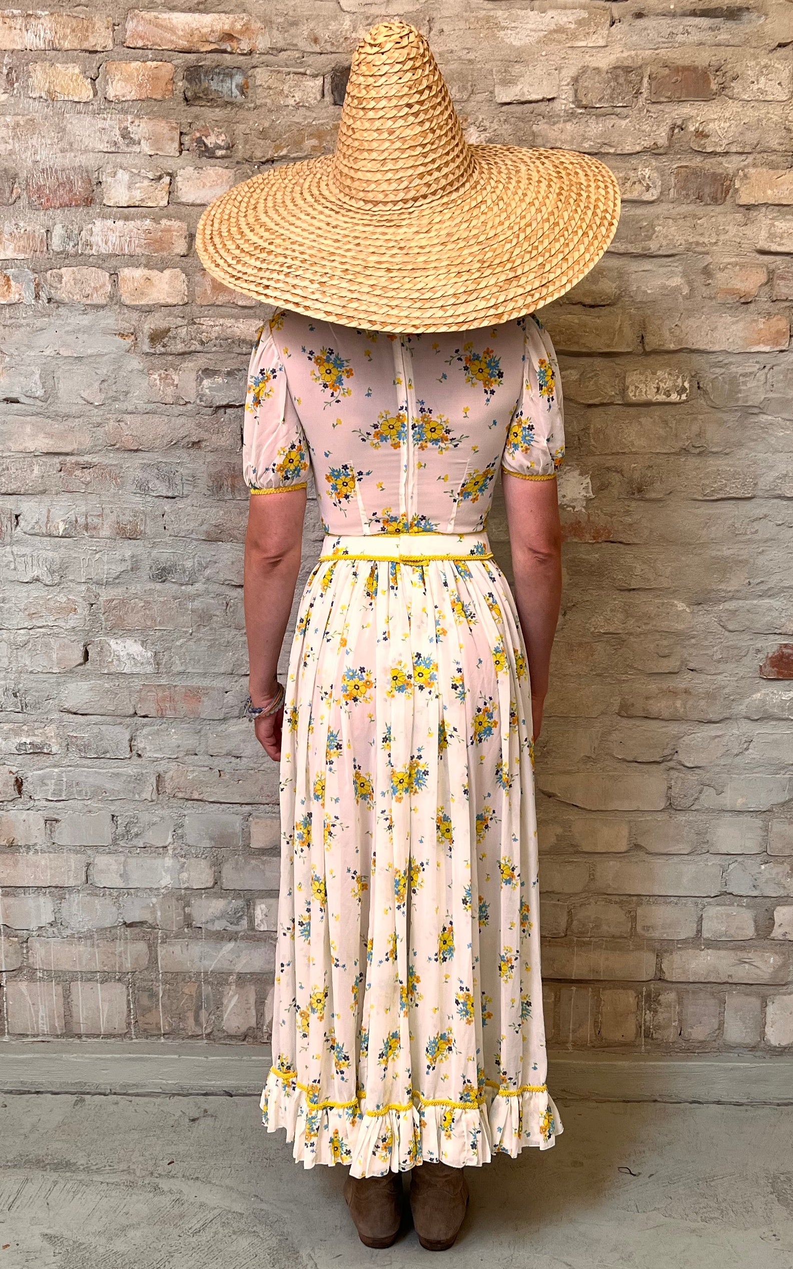 Abito Praiedress vintage in nylon anni '70