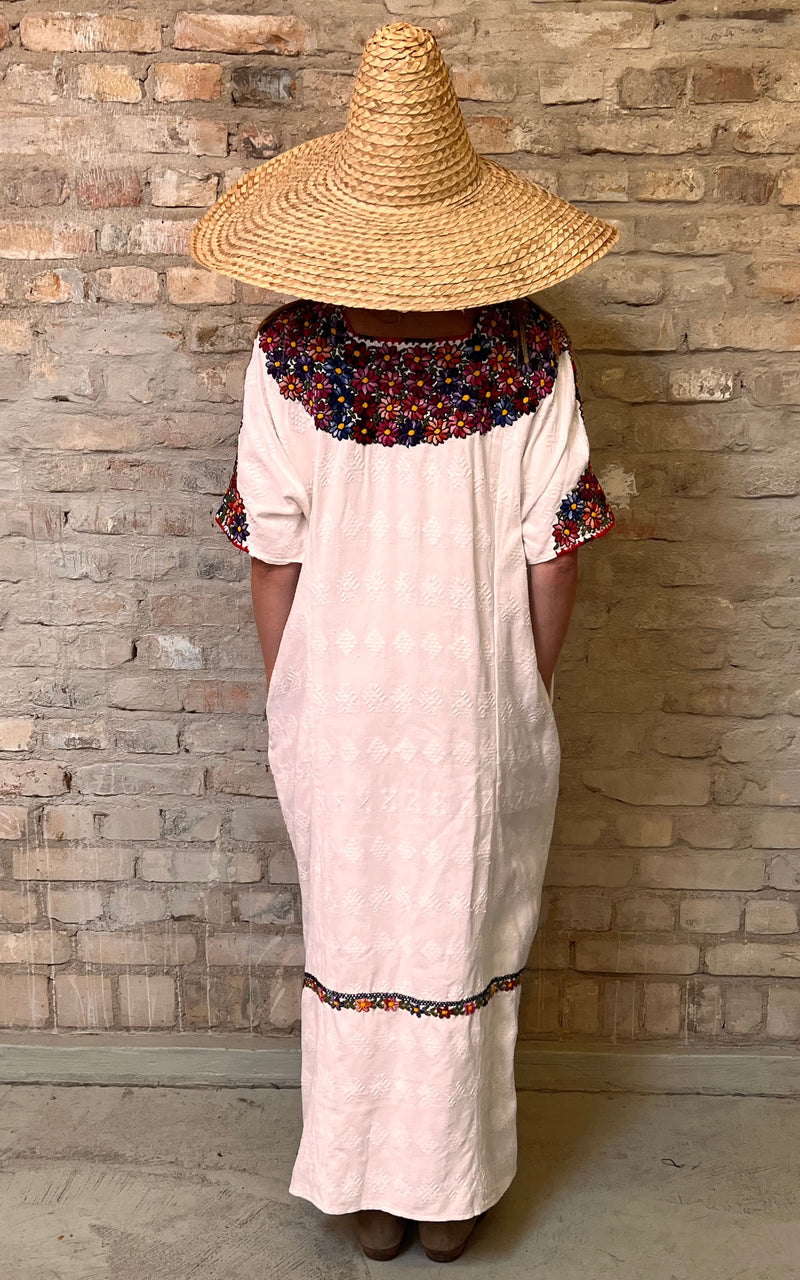 Vintage Mexican Caftan Dress