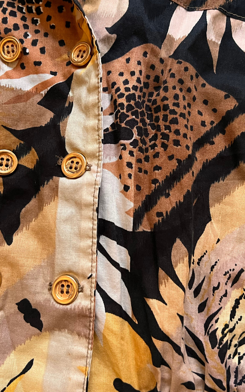 Vintage 90s Tropical Overall