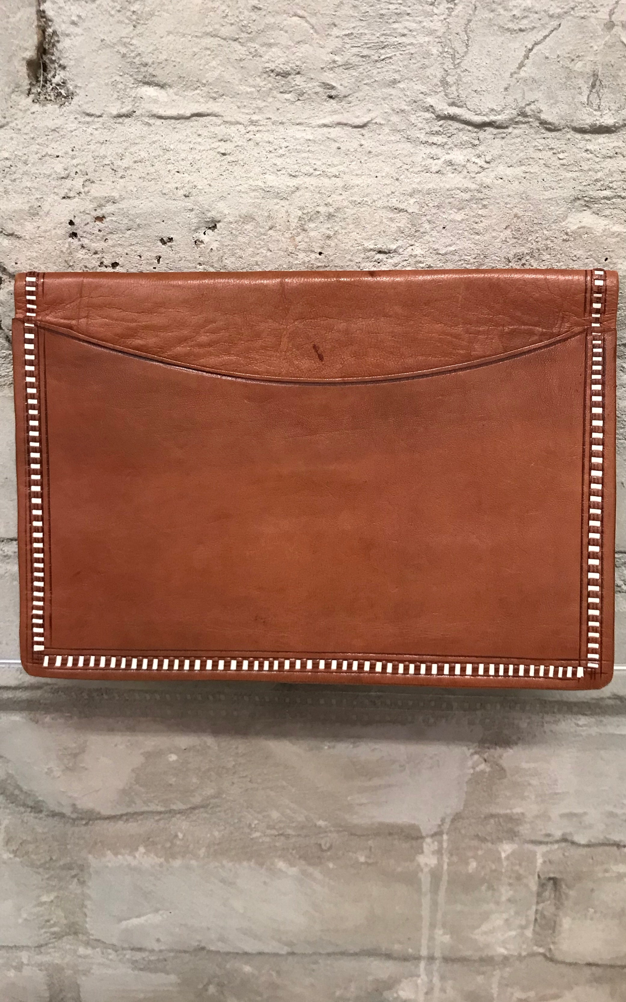 Vintage Leather Clutch