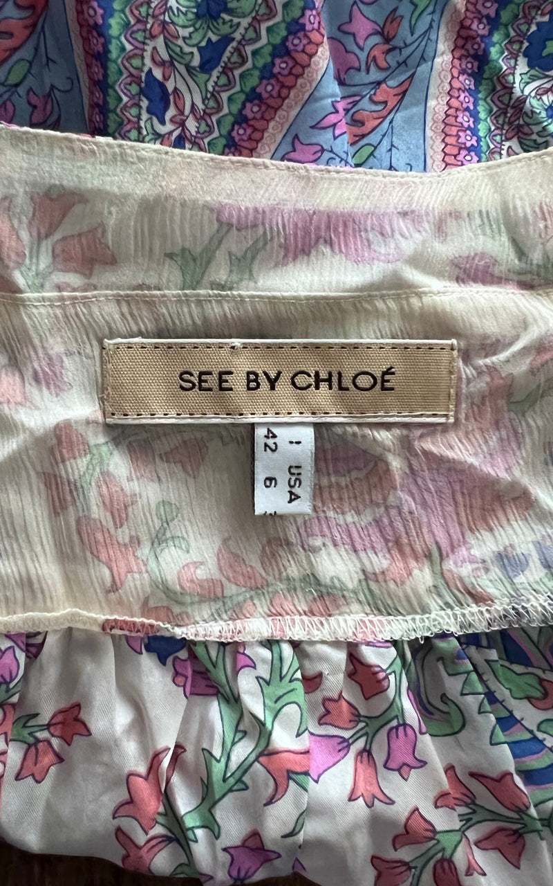 Vintage See by Chloe Silk Top