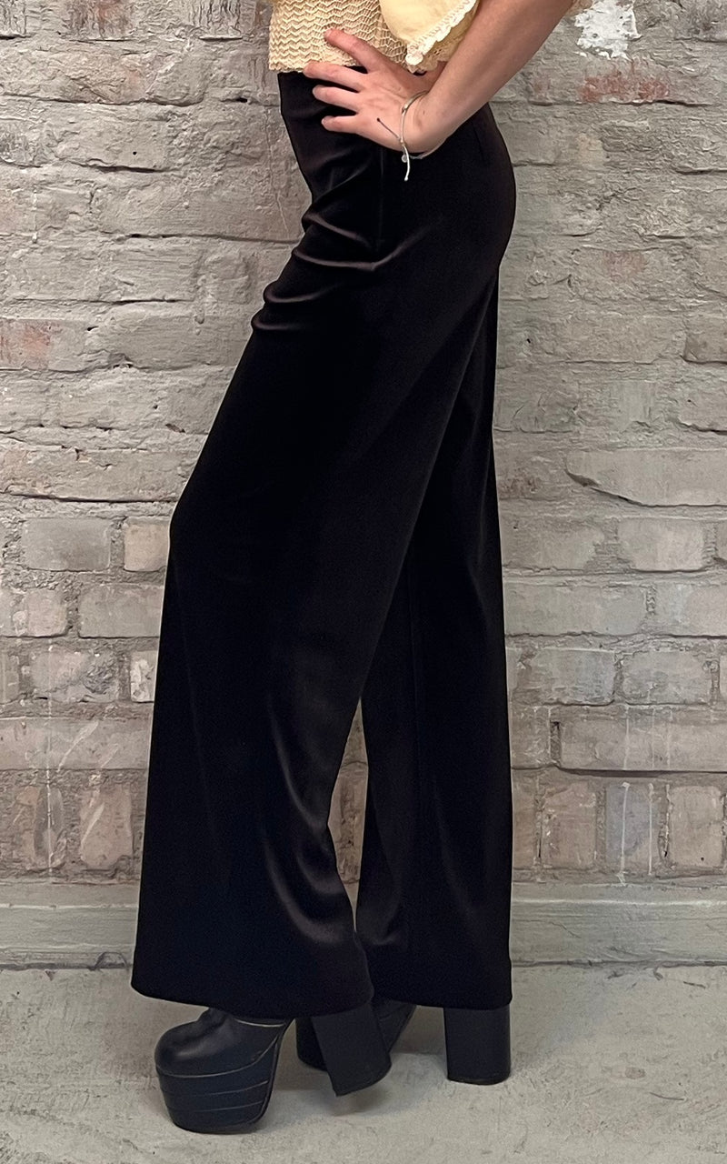 Very Cherry 70s Chocolate Velvet Flare