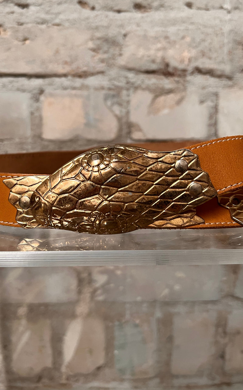 Vintage Snake Buckle Belt