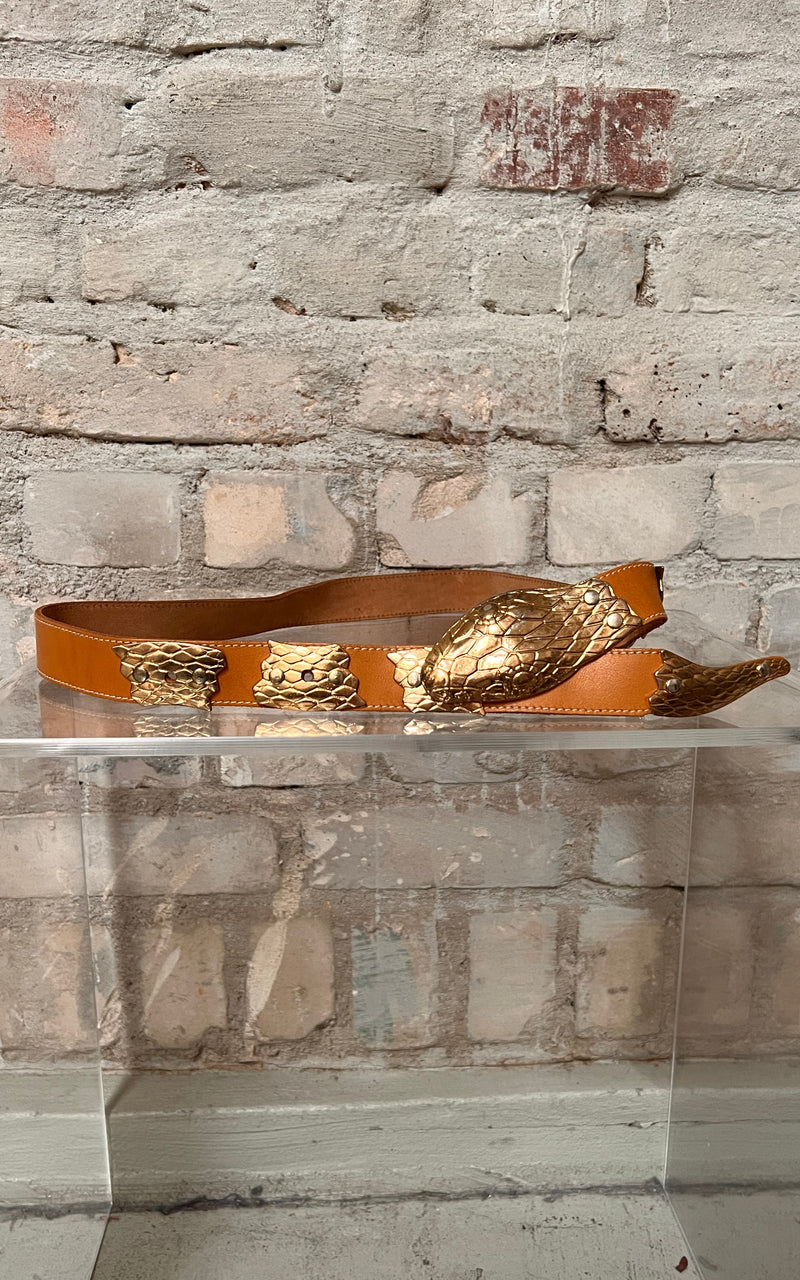 Vintage Snake Buckle Belt