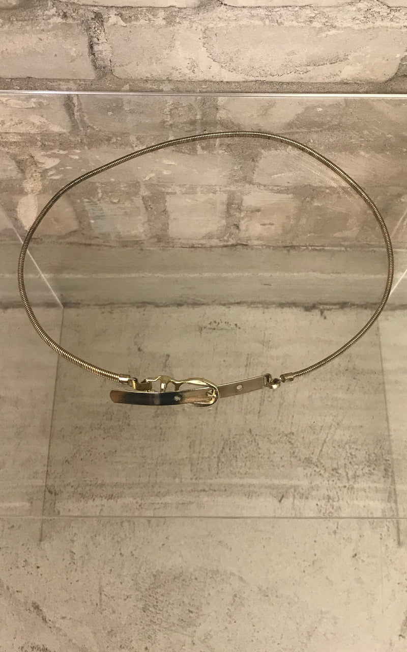 Vintage Metallic Belt