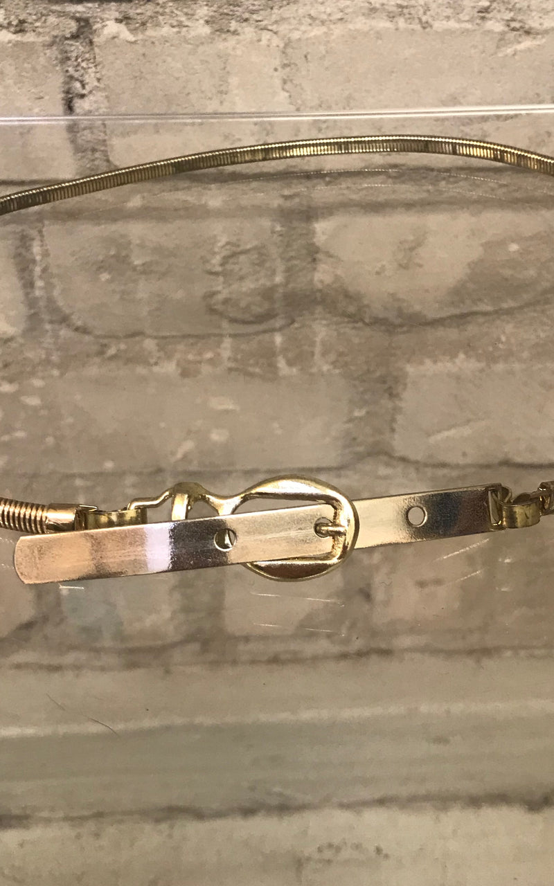 Vintage Metallic Belt