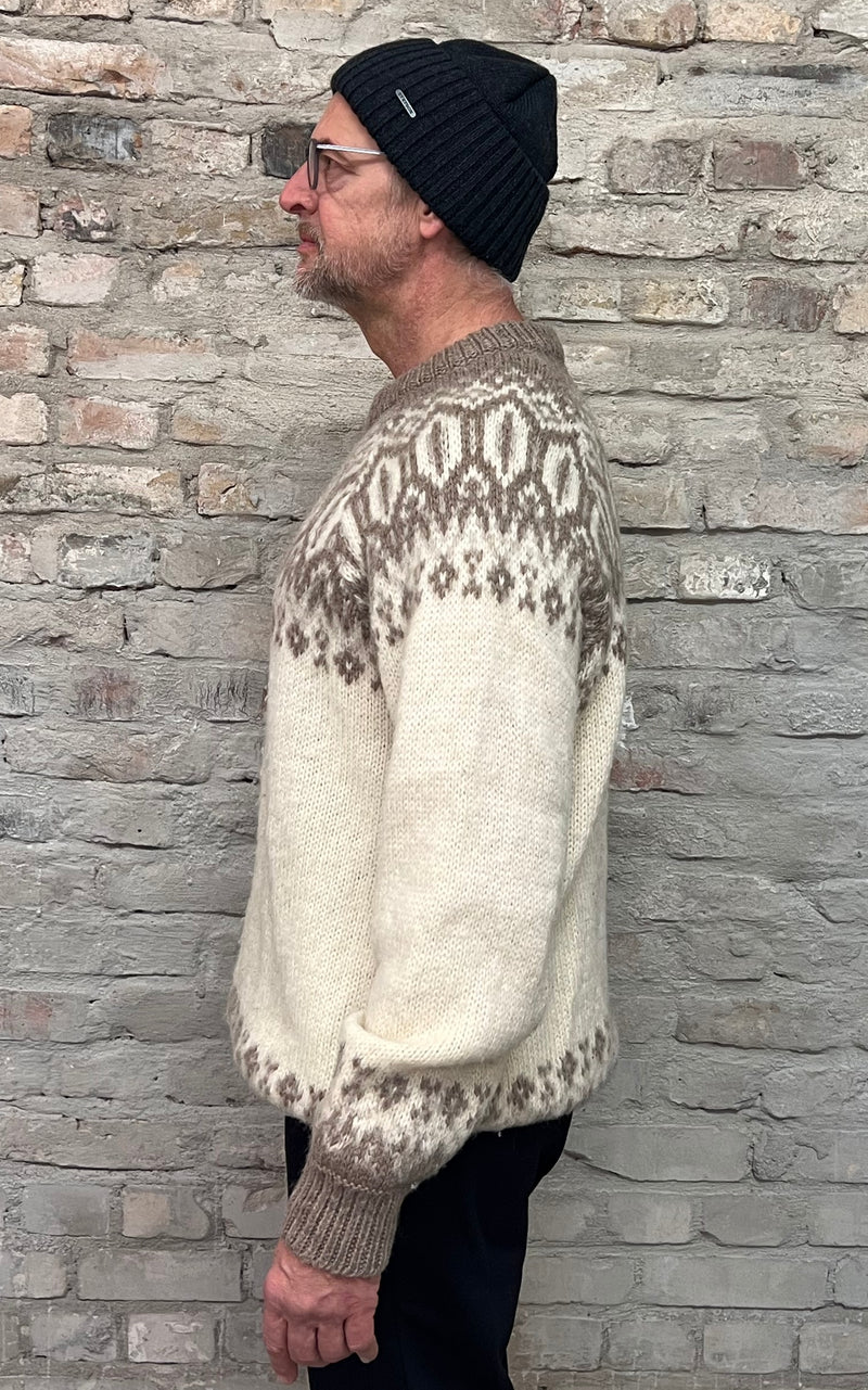 Vintage Mens Icelandic Zip Cardigan