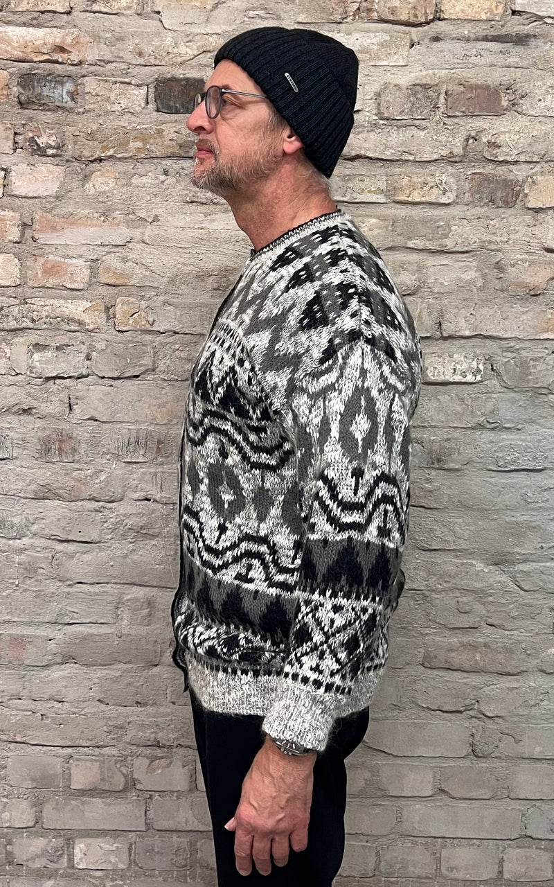 Vintage Mens Wool Cardigan