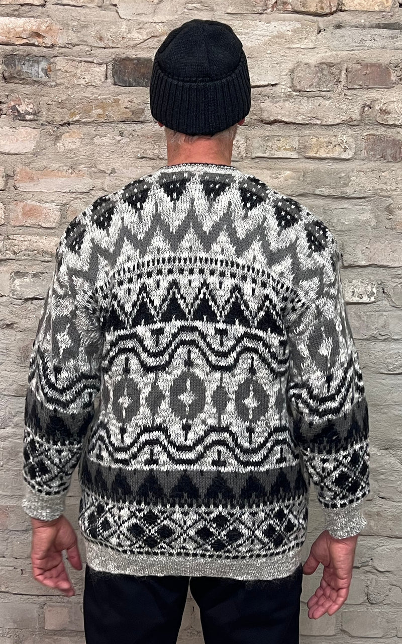 Vintage Mens Wool Cardigan