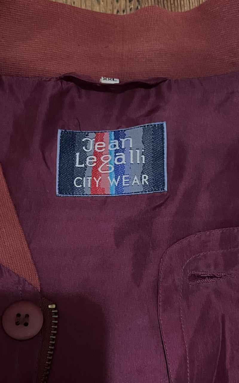 Vintage Mens Silk Blouson Jacket