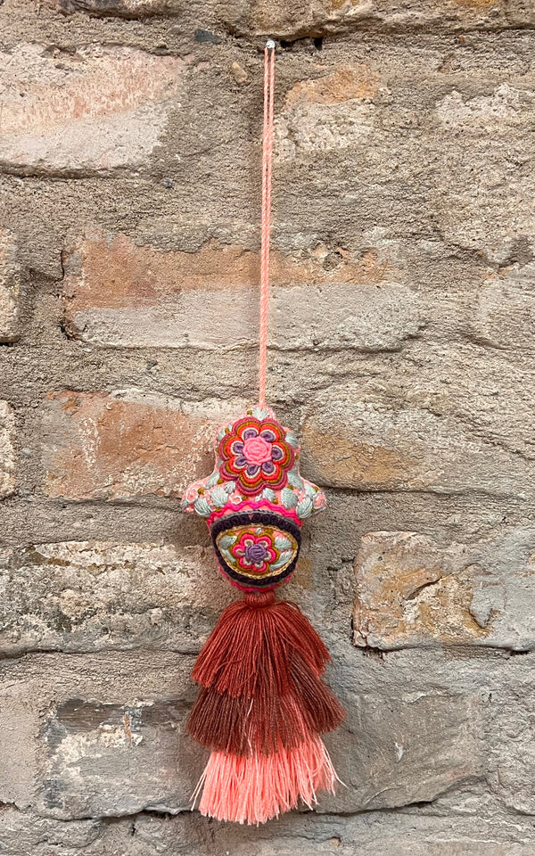 Lovely Boho Mexican Christmas Hamsa Charm