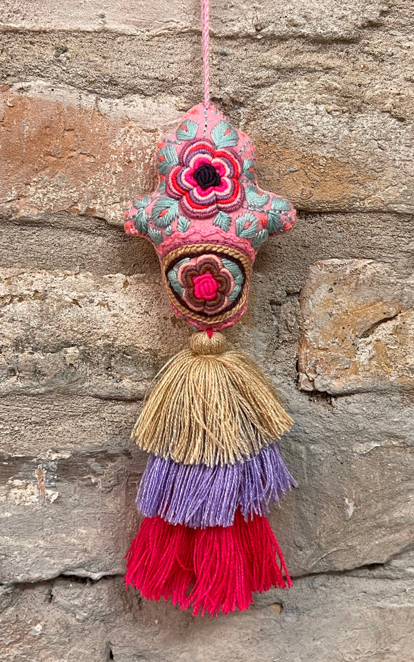 Lovely Boho Mexican Christmas Hamsa Charm