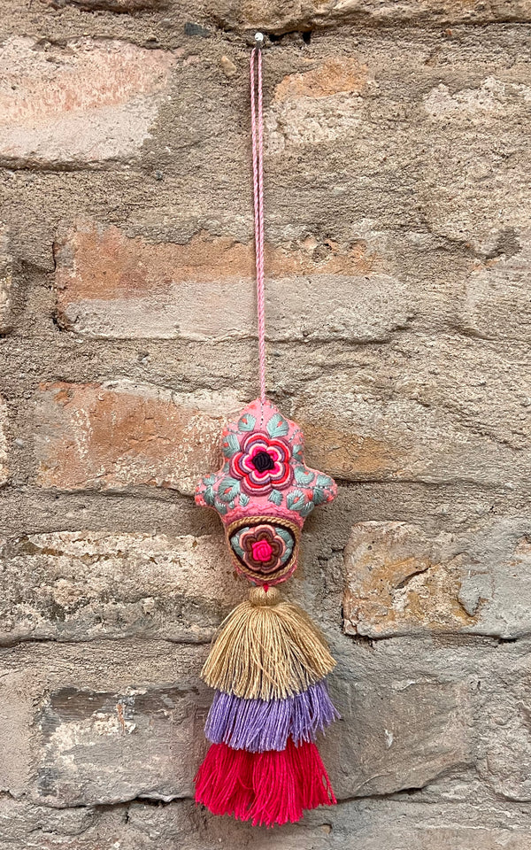 Lovely Boho Mexican Christmas Hamsa Charm