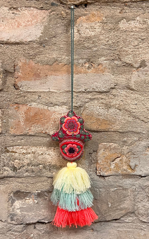 Lovely Boho Mexican Christmas Hamsa Charm