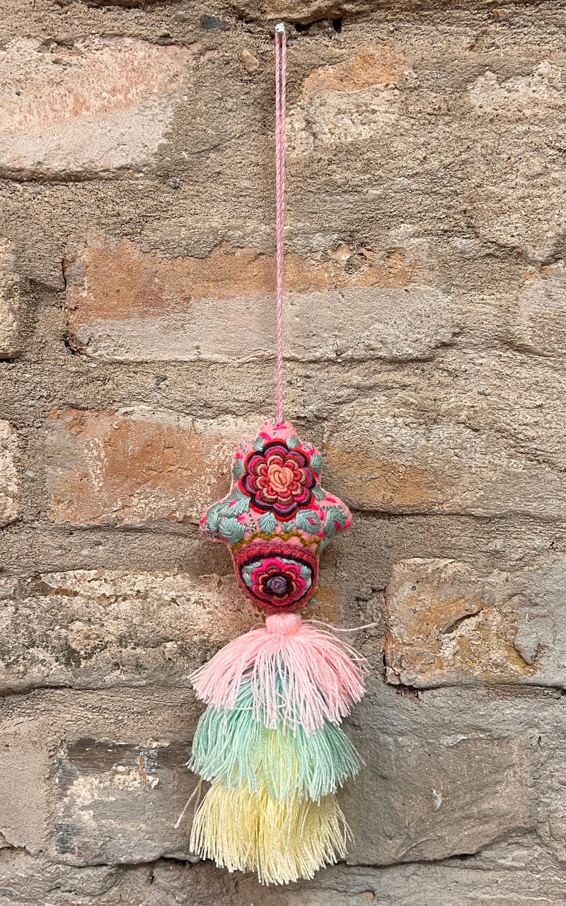 Lovely Boho Mexican Christmas Hamsa Charm