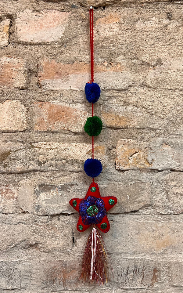 Lovely Boho Mexican Christmas Star Charm