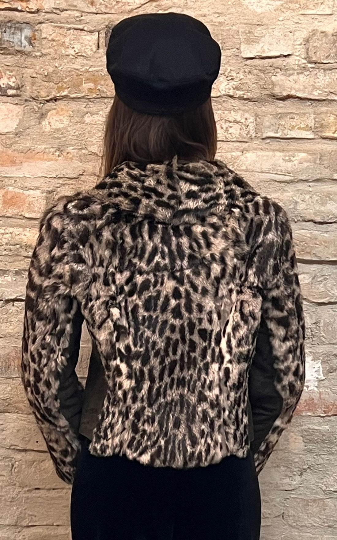 Giacca corta in pelliccia ''Leo'' vintage anni '70