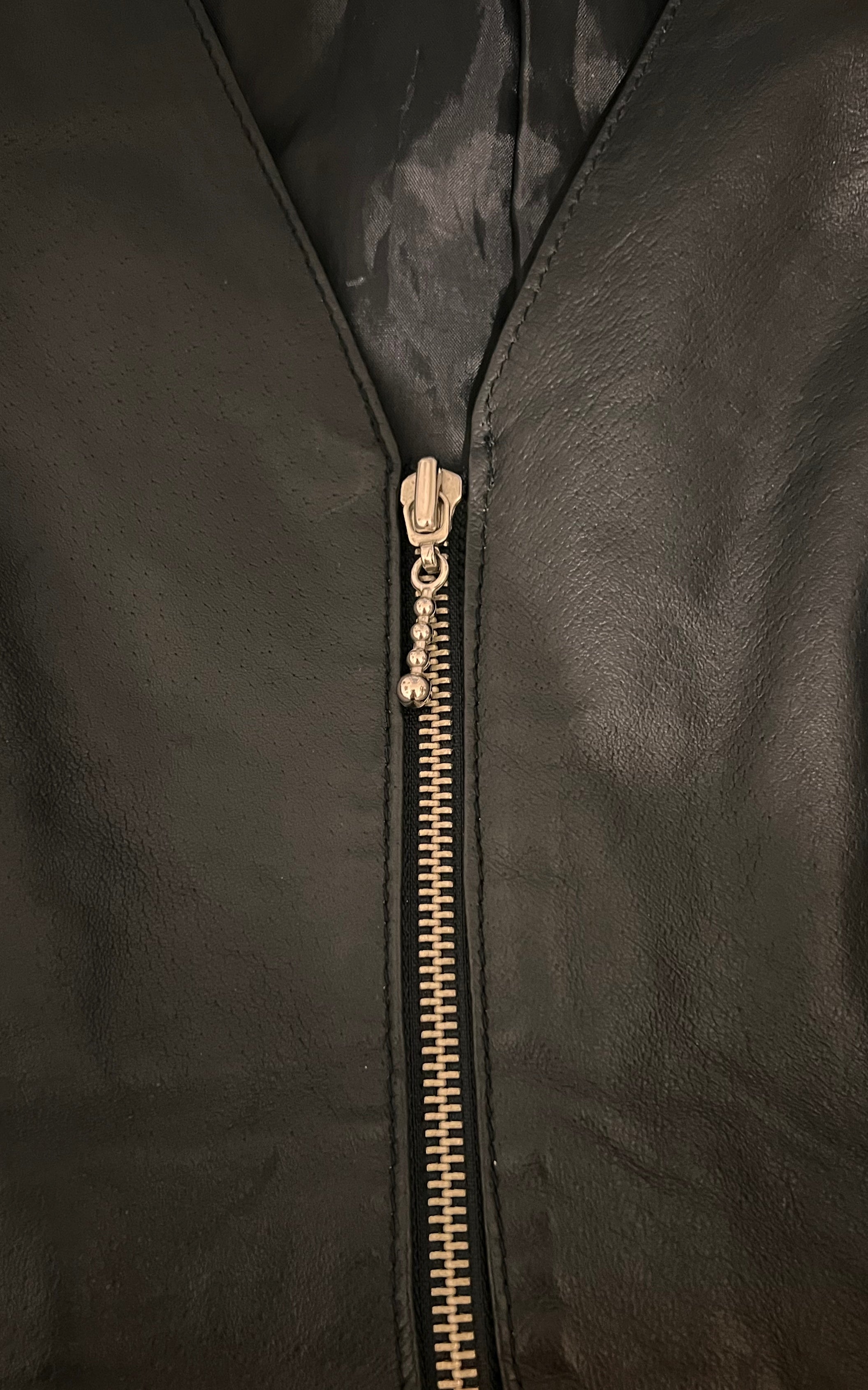 Tuta in pelle vintage anni '90