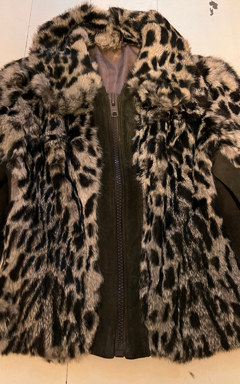 Vintage 70s Short ''Leo'' Fur Jacket