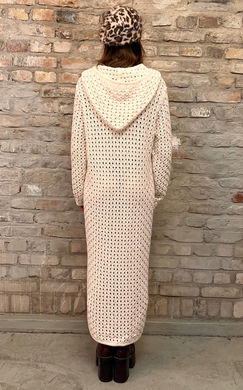 Vintage 70s Crochet Coat