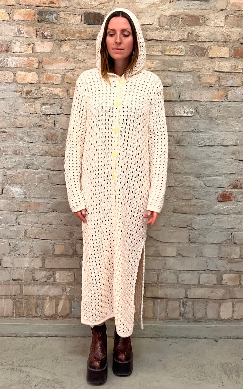 Vintage 70s Crochet Coat