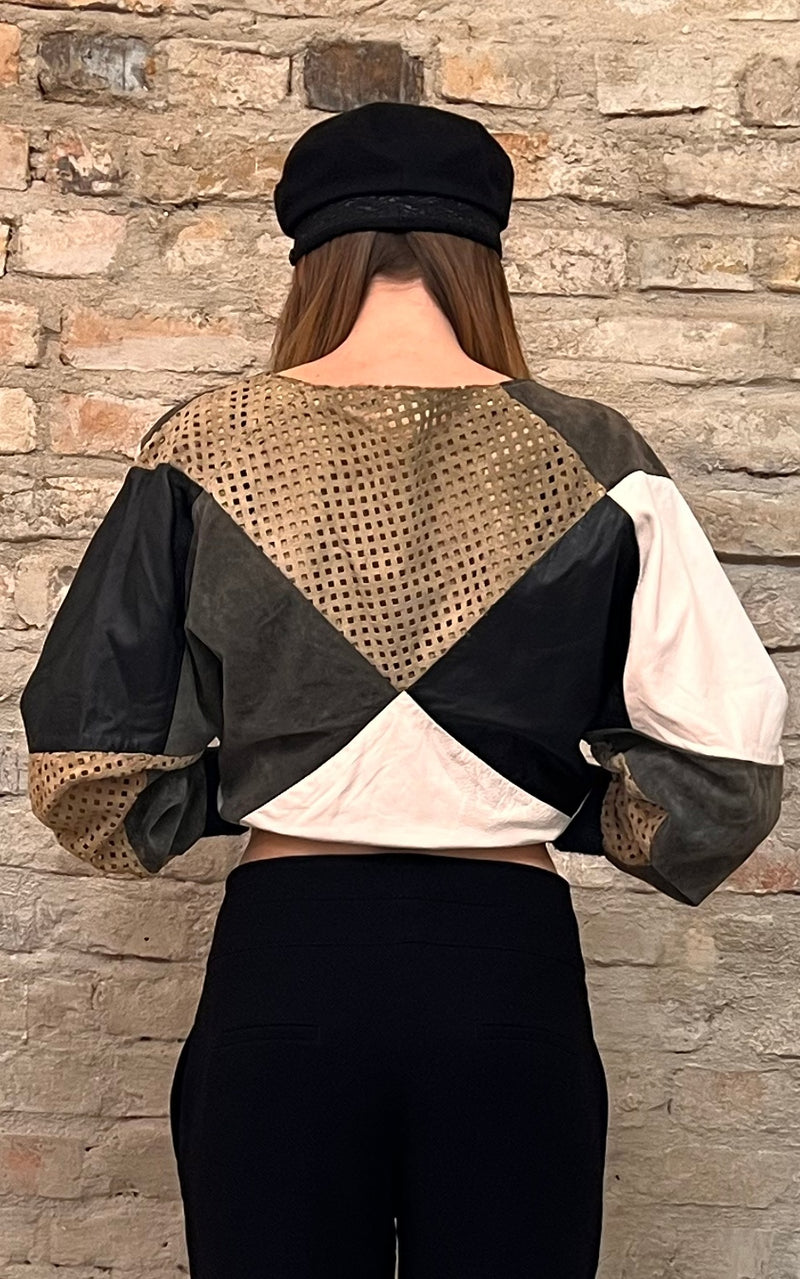 Vintage Leather Sweater