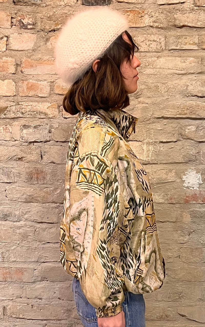 Vintage 90s Silk Blouson