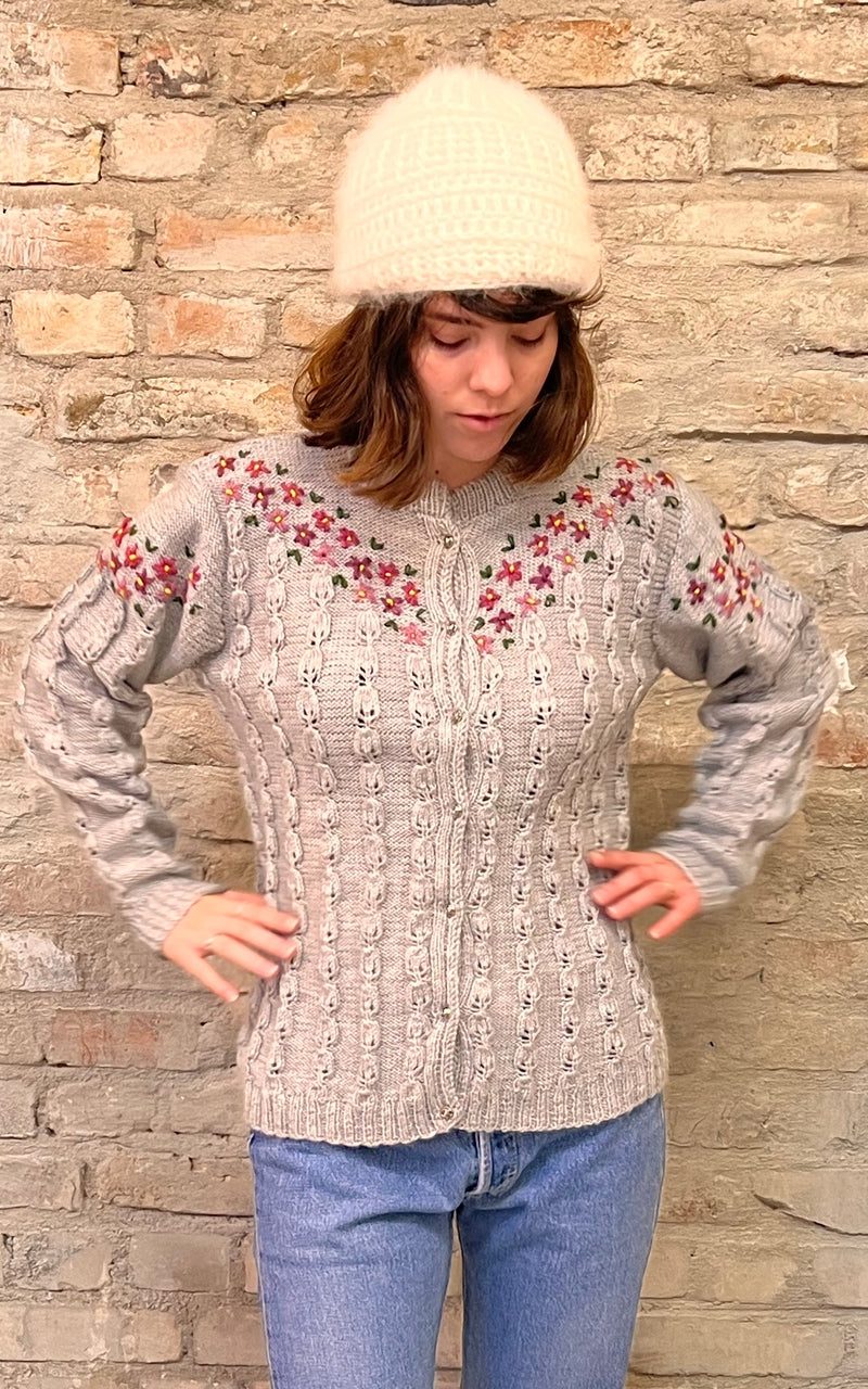 Vintage Handmade Austrian Cardigan