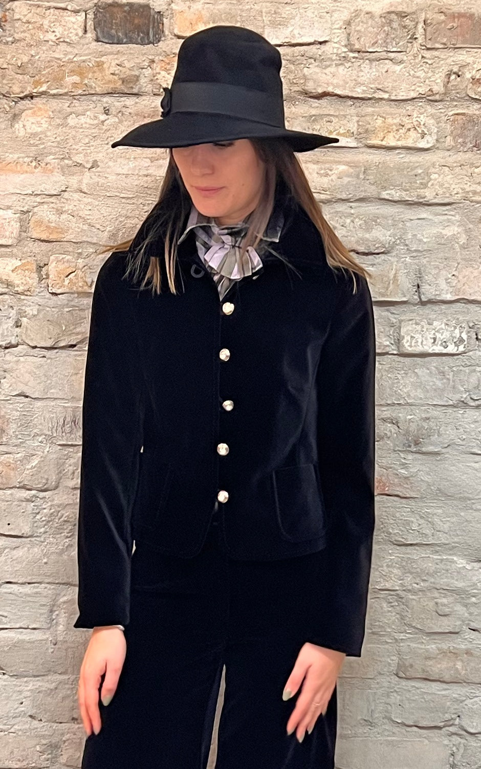 Vintage 70s Lucie Linden Velvet Blazer