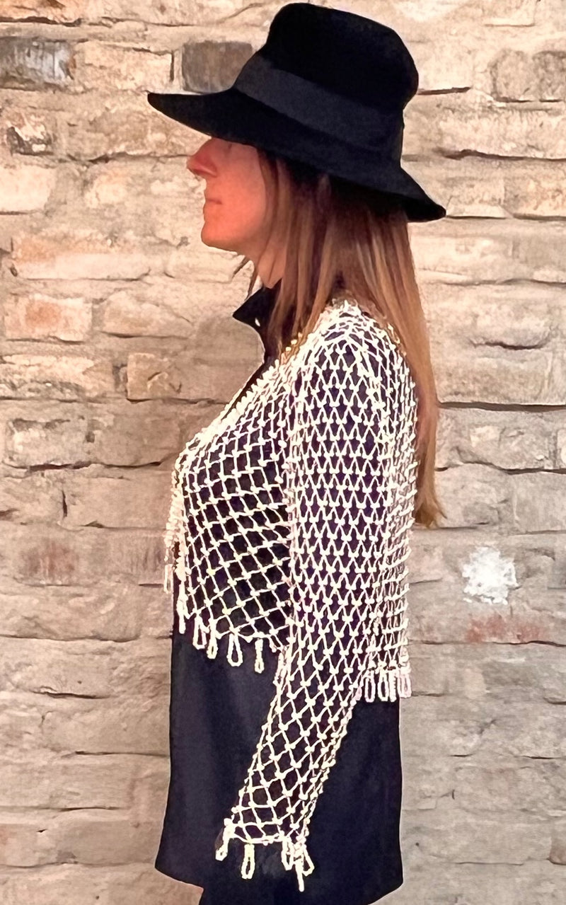 Vintage Mother of Pearl Bolero Top