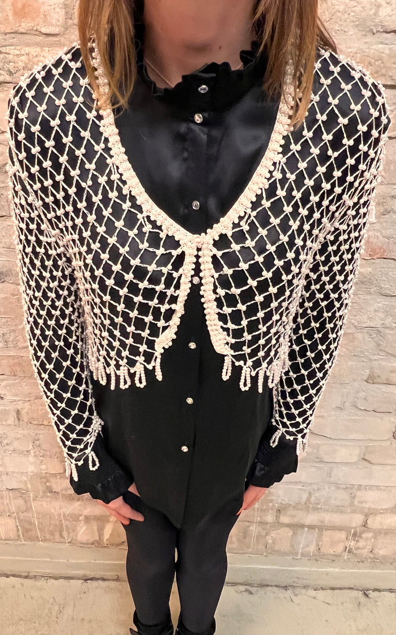 Vintage Mother of Pearl Bolero Top