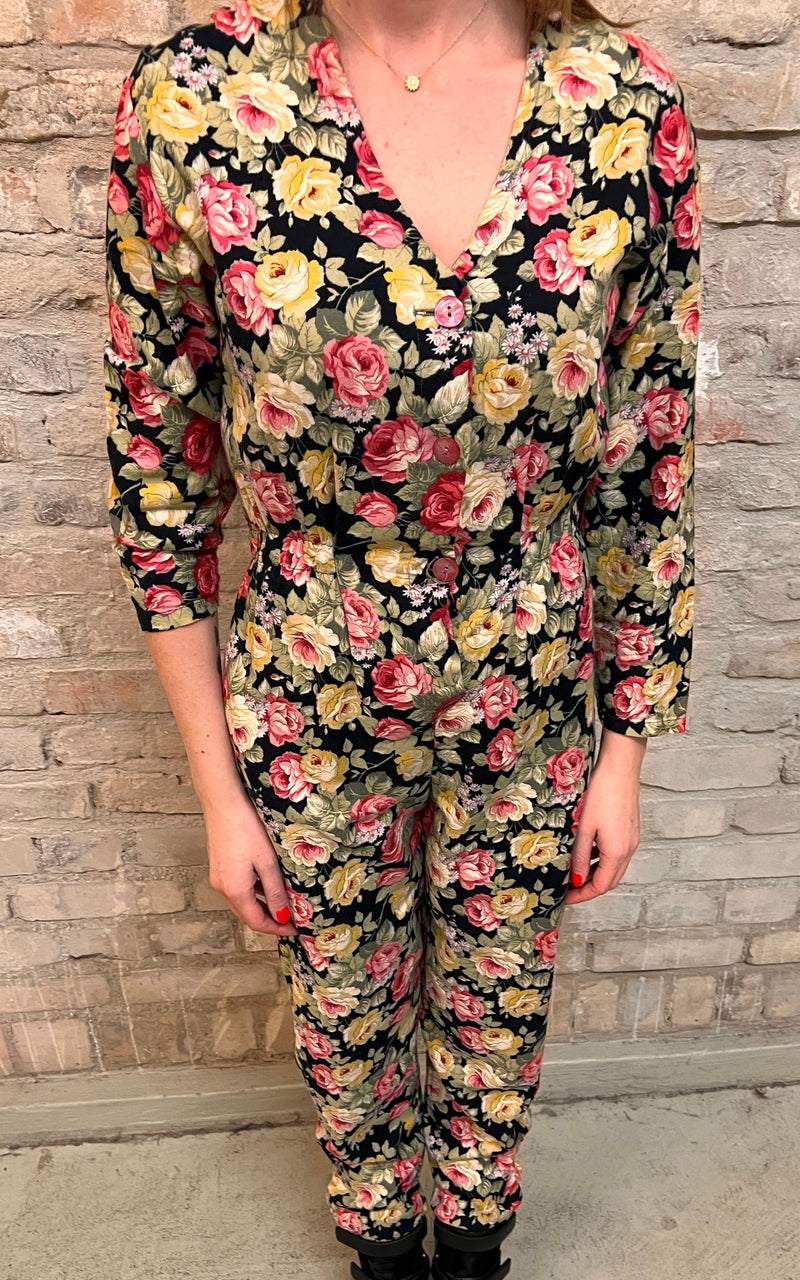 Lovely Vintage Tearose Jumpsuit